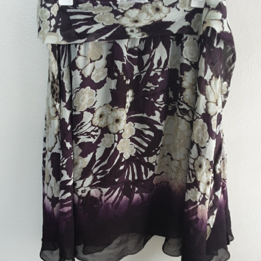 Womens Silk Skirt